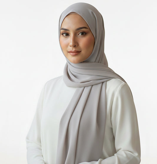 Premium Chiffon Hijab – Lightweight & Elegant Draping
